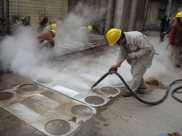 空调冷凝器通炮清洗-东莞热交换器单机清洗-广州板式热交器清洗