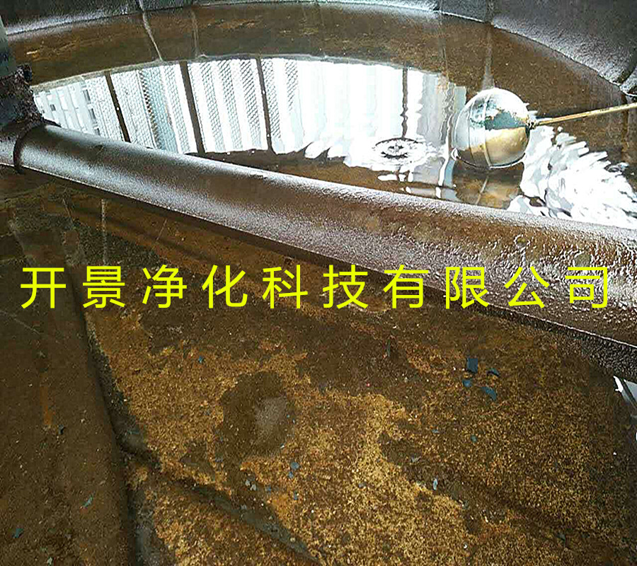 2017年8月8日开景对华贝（厚街）科技有限公司的水塔进行日常清洗服务-厚街水塔清洗-厚街冷却塔清洗-厚街填料片清洗