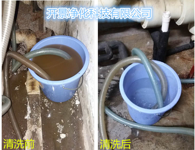 开景科技于2017年7月30-31日对青岛润泰事业有限公司进行小循环清洗服务-水处理-循环水处理-小循环清洗